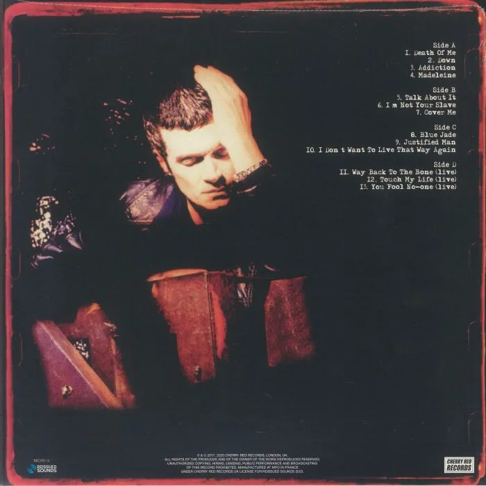 Back cover — Glenn HUGHES — Addiction (reissue)