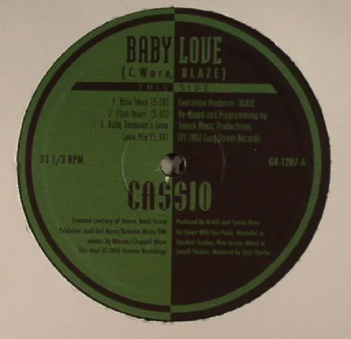 Front cover — CASSIO — Baby Love