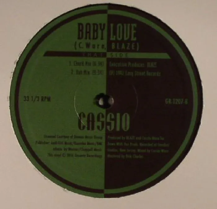 Back cover — CASSIO — Baby Love