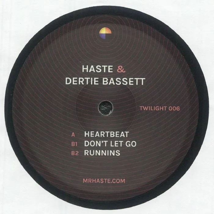 Back cover — HASTE / DERTIE BASSETT — Heartbeat EP
