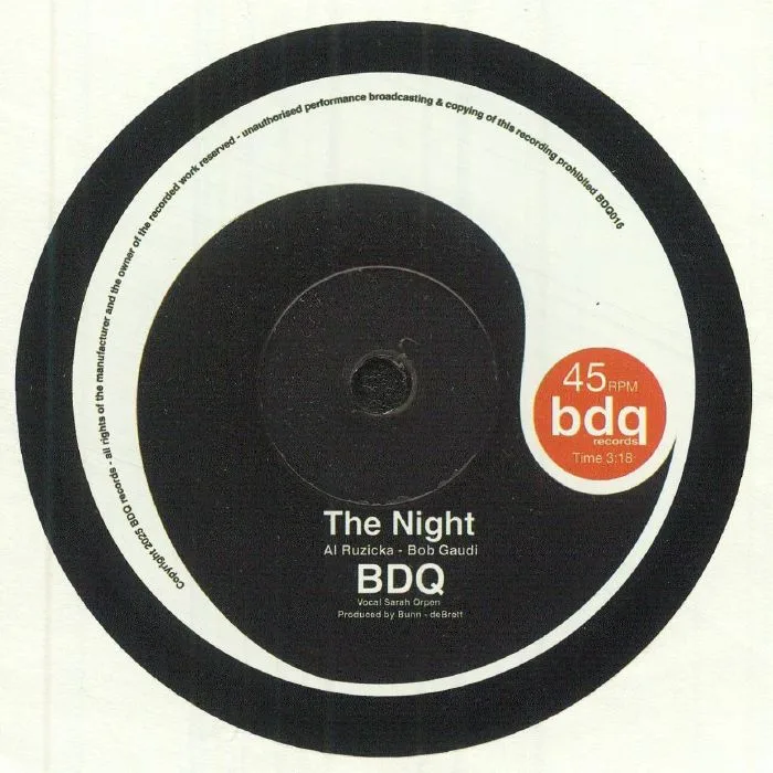 Лицевая сторона обложки — BDQ — The Night