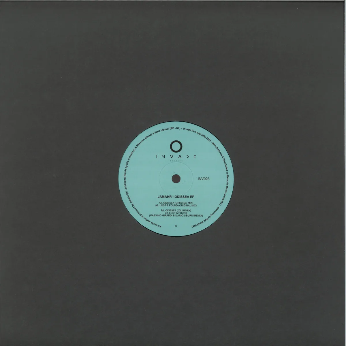 Back cover — Jamahr — Odissea EP