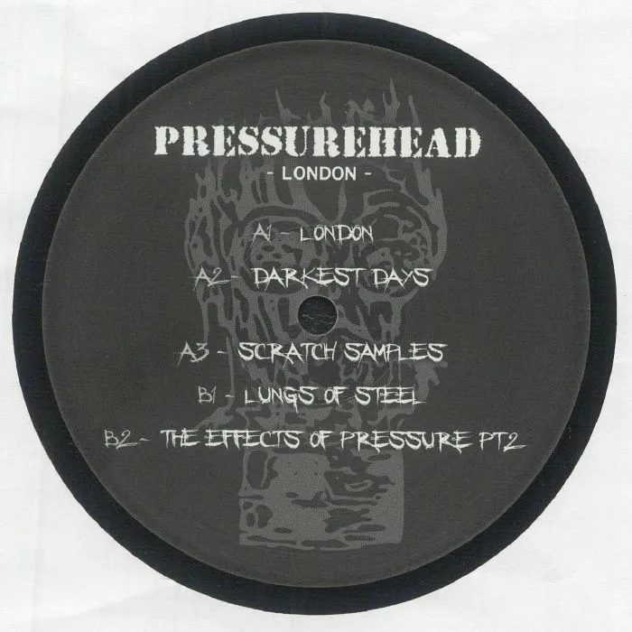 Обратная сторона обложки — PRESSUREHEAD — London