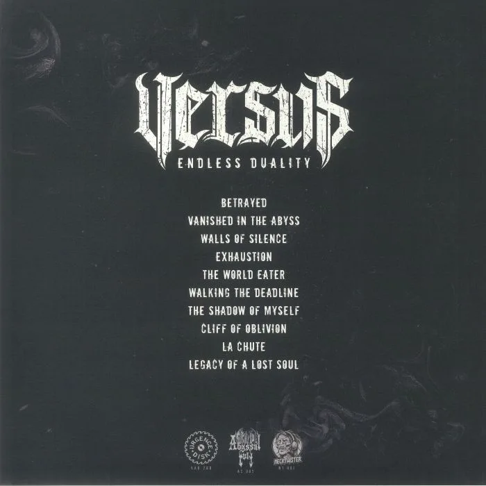 Back cover — VERSUS — Endless Duality
