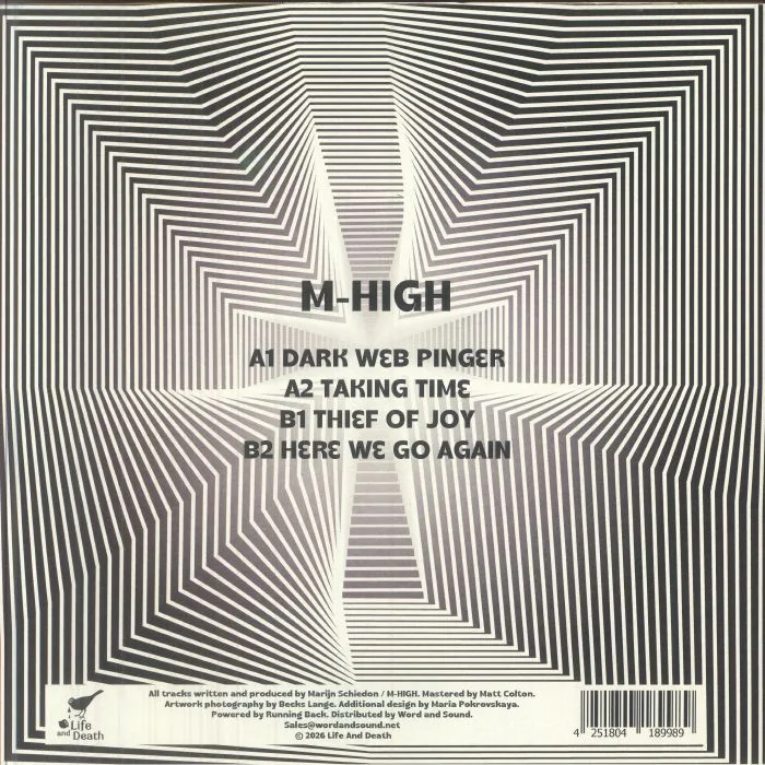 Обратная сторона обложки — M HIGH — Dark Web Pinger