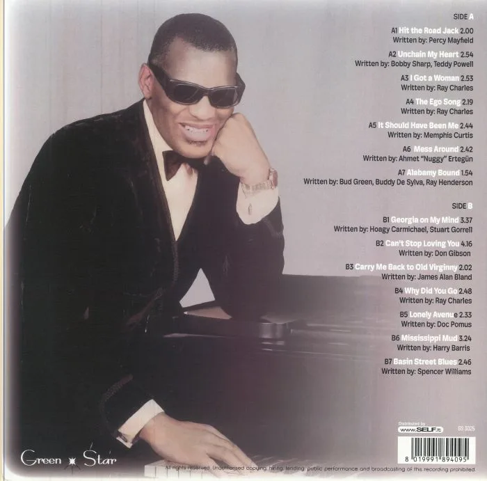 Обратная сторона обложки — Ray CHARLES — The Genius (remastered)