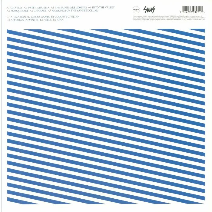 Обратная сторона обложки — SKIDS — Land Sea & Sky: Skids Singles 1978-1981