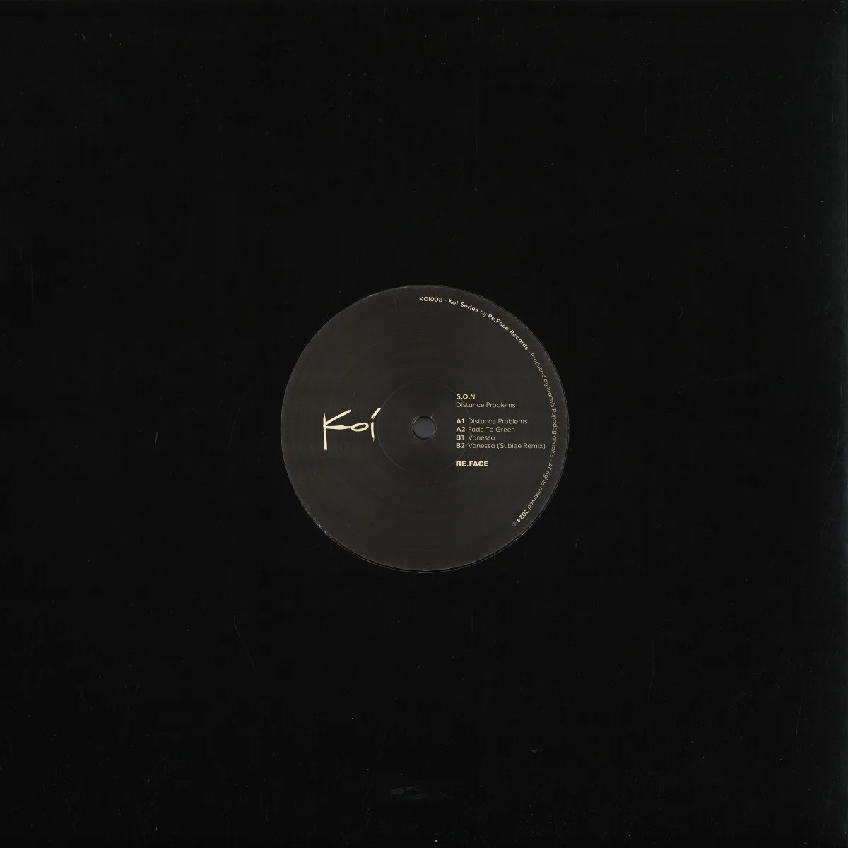 Back cover — S.O.N. — Distance Problems