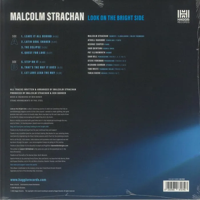 Back cover — Malcolm STRACHAN — Look On The Bright Side
