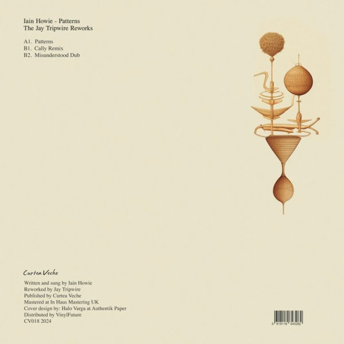 Обратная сторона обложки — Iain Howie — Patterns - The Jay Tripwire Reworks