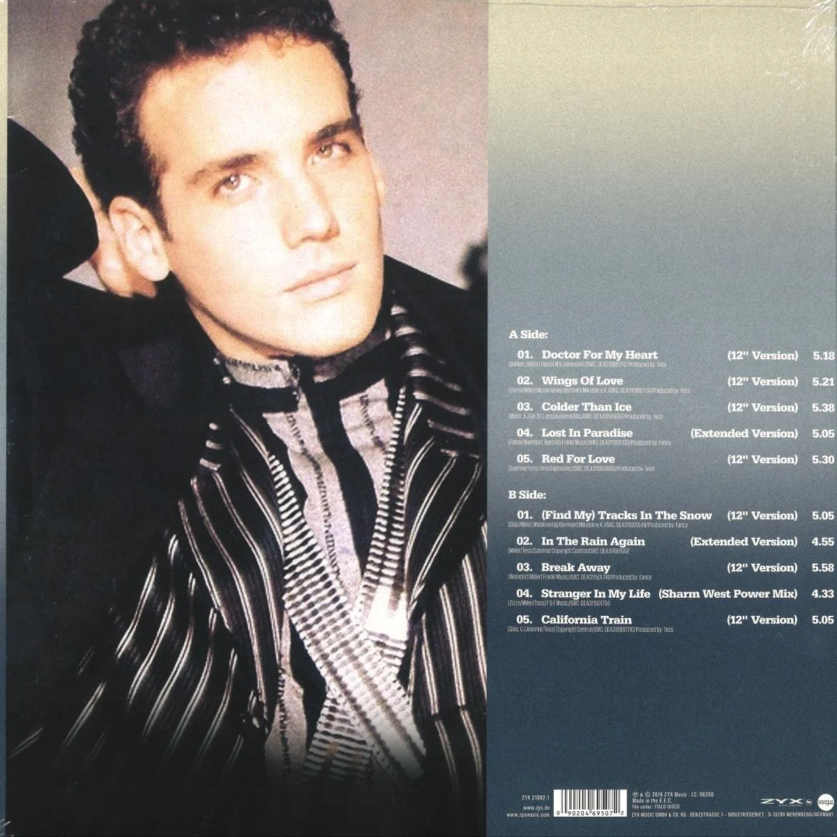 Back cover — GRANT MILLER — Greatest Hits & Remixes