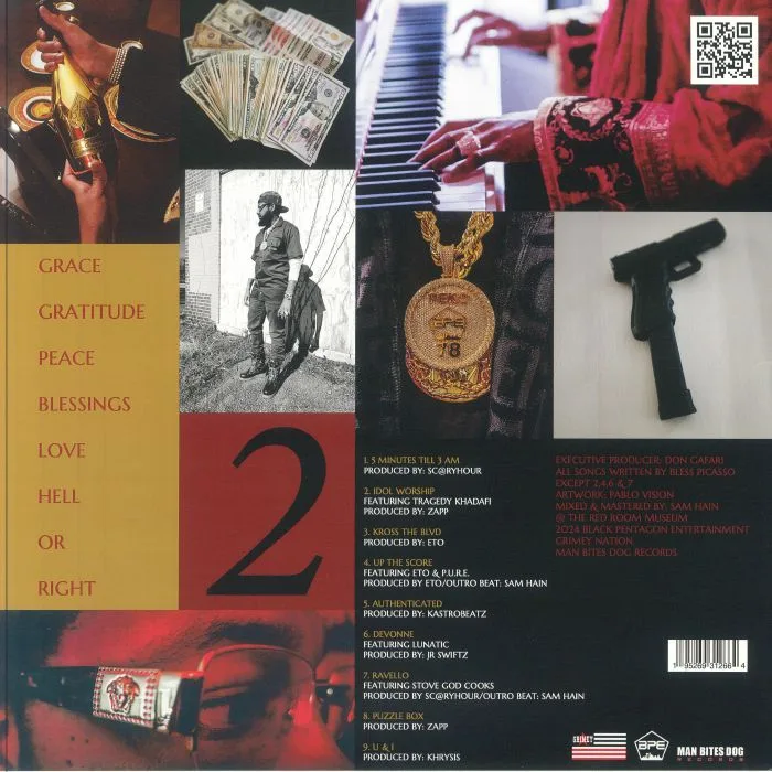 Back cover — Bless PICASSO — Rillest In The Room II