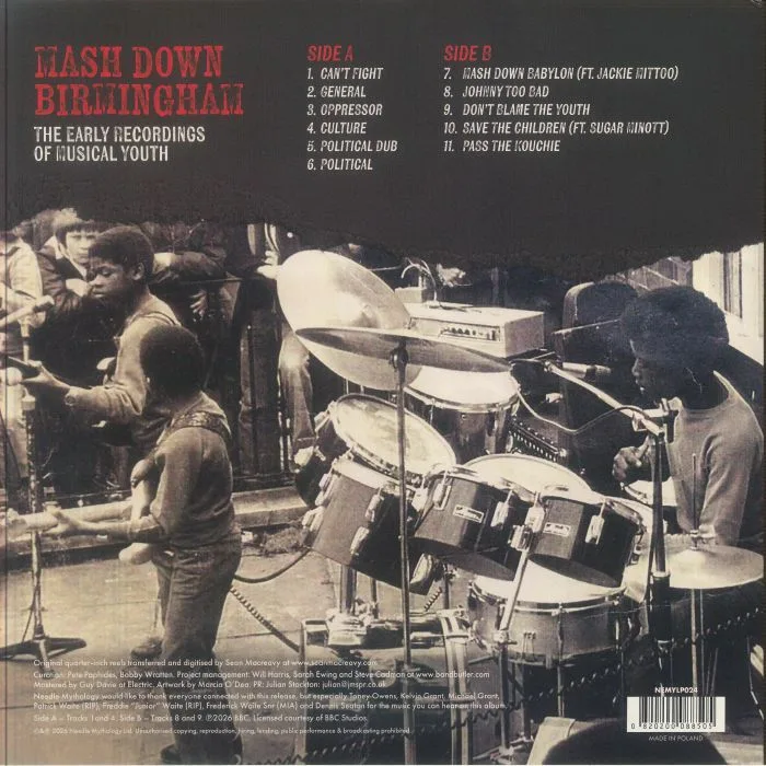Обратная сторона обложки — MUSICAL YOUTH — Mash Down Birmingham: The Early Recordings Of Musical Youth