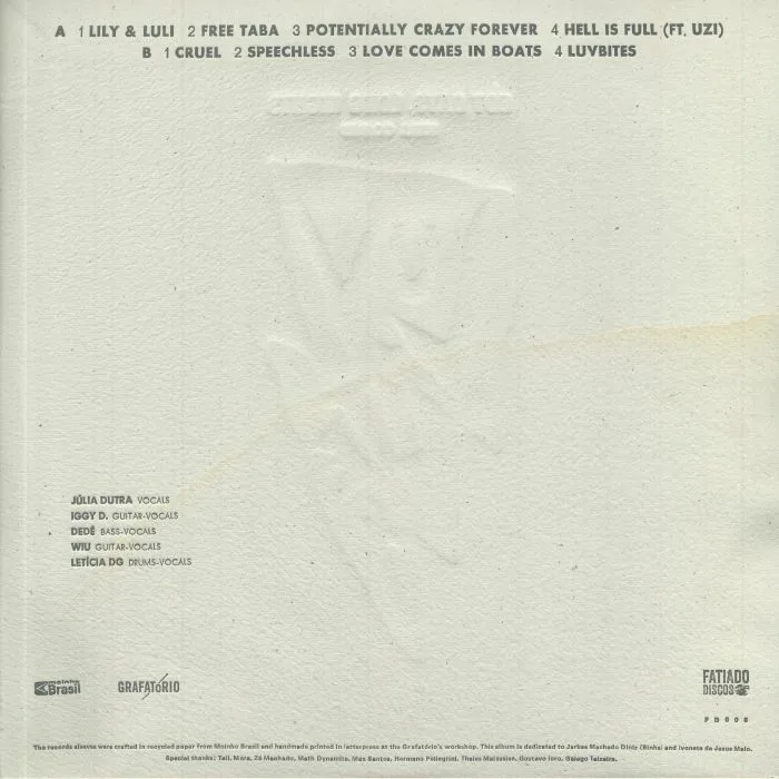 Back cover — LUVBITES — Hot Days Long Nights Here Comes Luvbites (B-STOCK)