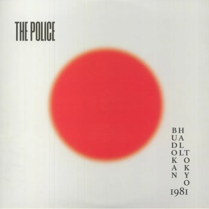 Лицевая сторона обложки — The POLICE — Budokan Hall Tokyo 1981