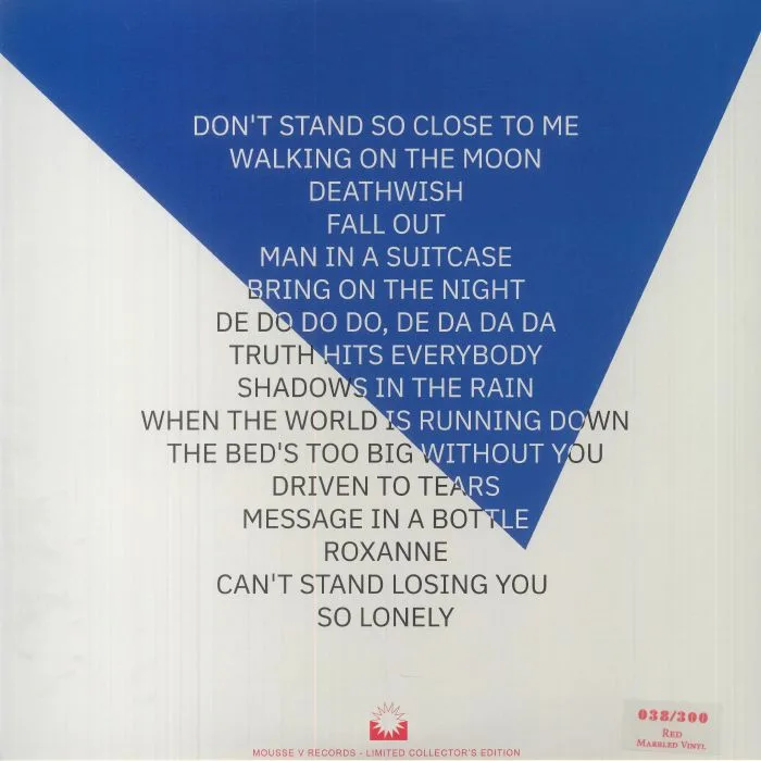 Обратная сторона обложки — The POLICE — Budokan Hall Tokyo 1981