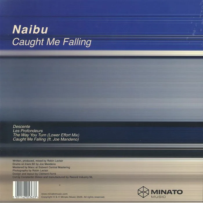 Back cover — NAIBU — Caught Me Falling
