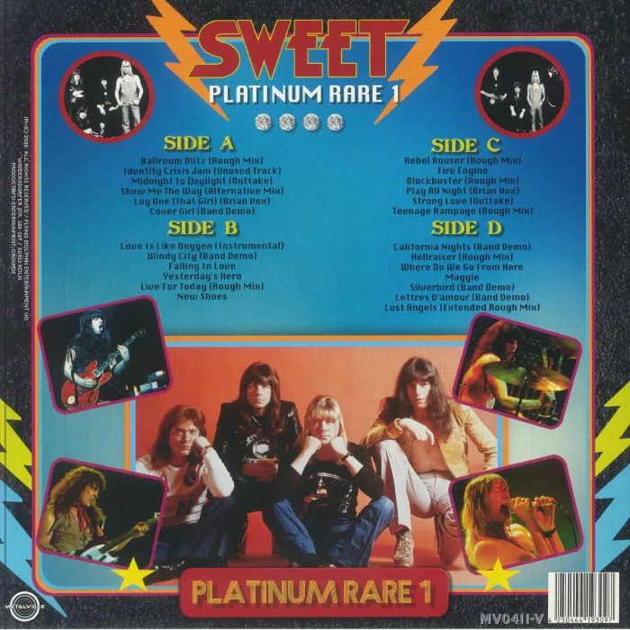 Обратная сторона обложки — SWEET — Platinum Rare 1