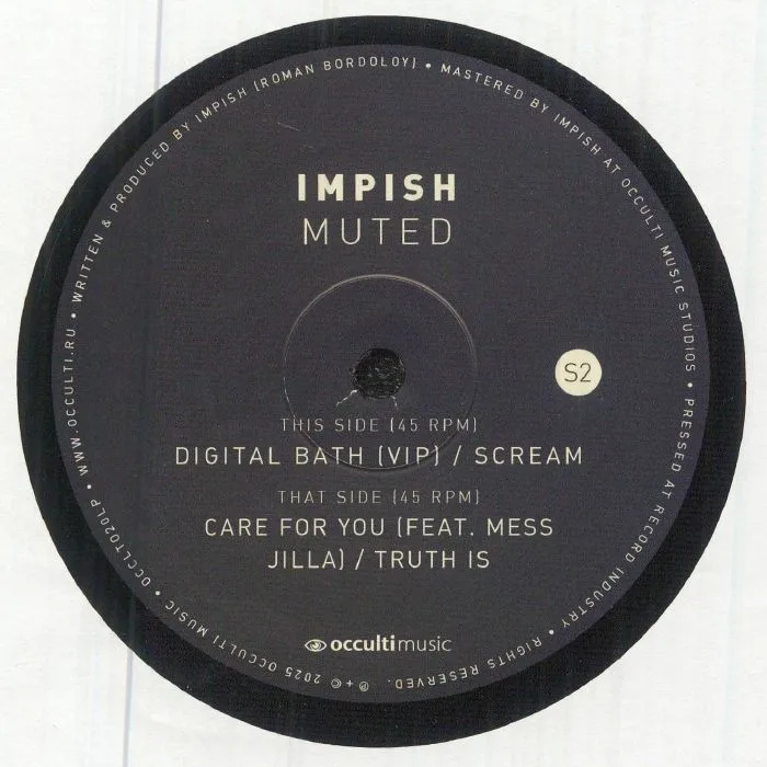 Обратная сторона обложки — IMPISH — Muted Album Sampler 2