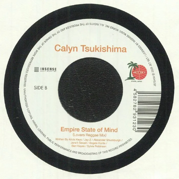 Обратная сторона обложки — Calyn TSUKISHIMA — Lovin' You (Lovers Reggae Mix)