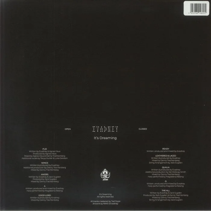 Back cover — EVADNEY — It's Dreaming