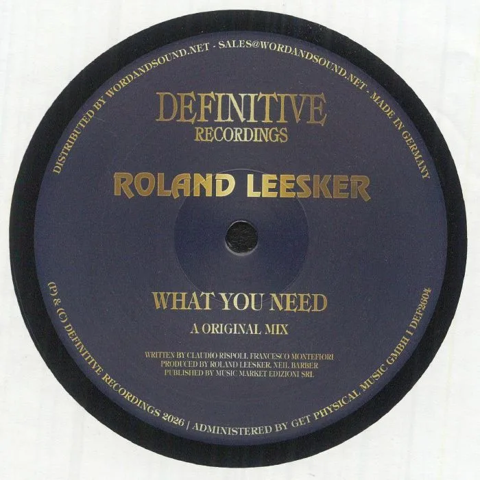 Front cover — Roland LEESKER — What You Need