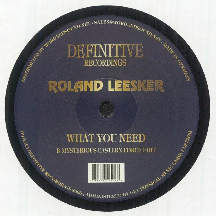 Back cover — Roland LEESKER — What You Need