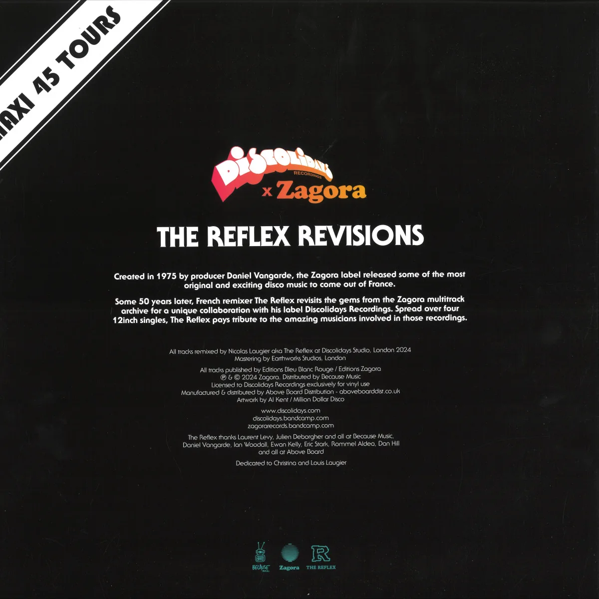 Back cover — La Compagnie Créole & The Reflex Revision — Le Bal Masqué / La Nuit Des Requins