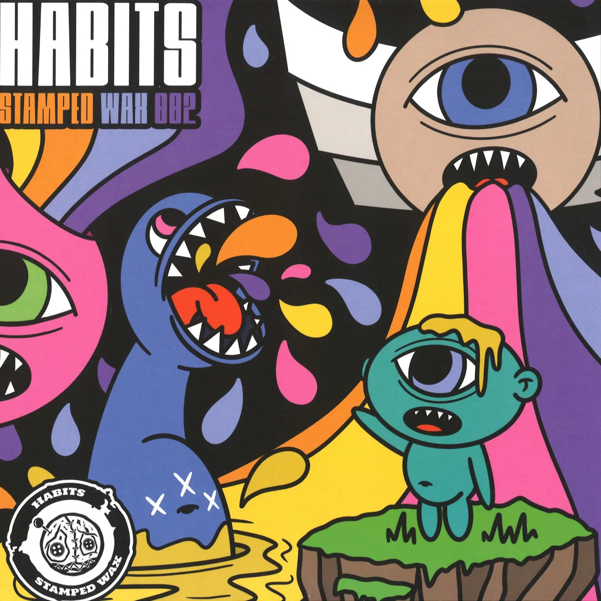 Back cover — Unknown Artist — Habits Stamped Wax 002