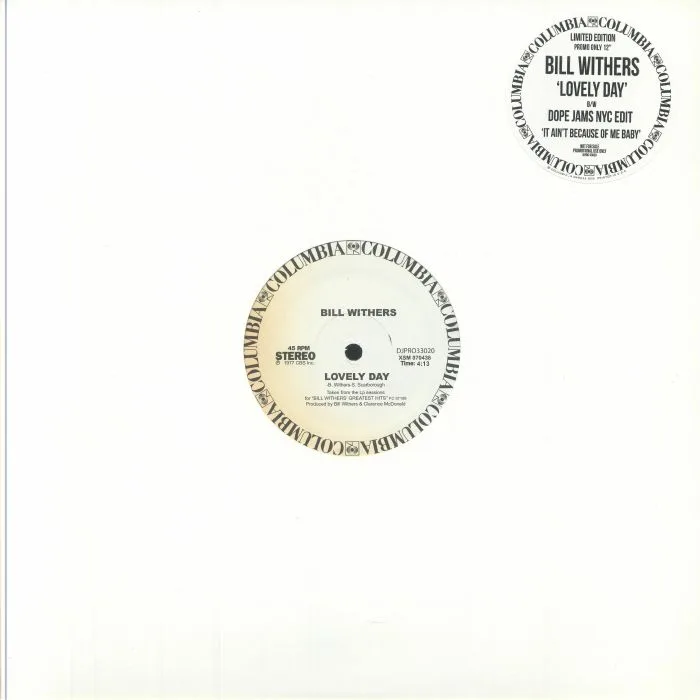 Front cover — Bill WITHERS — Lovely Day