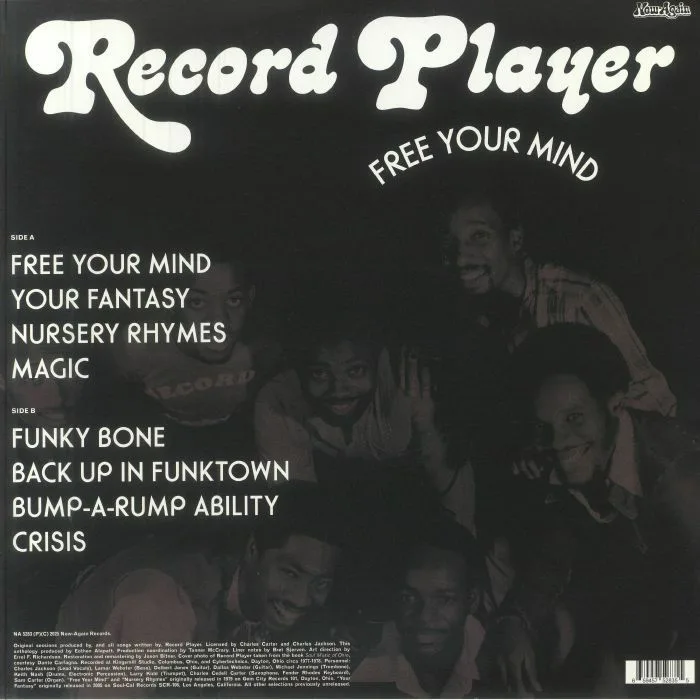 Обратная сторона обложки — RECORD PLAYER — Free Your Mind (B-STOCK)