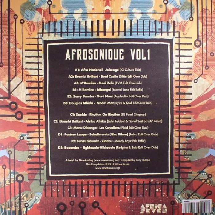 Back cover — VARIOUS — Afrosonique Vol 1