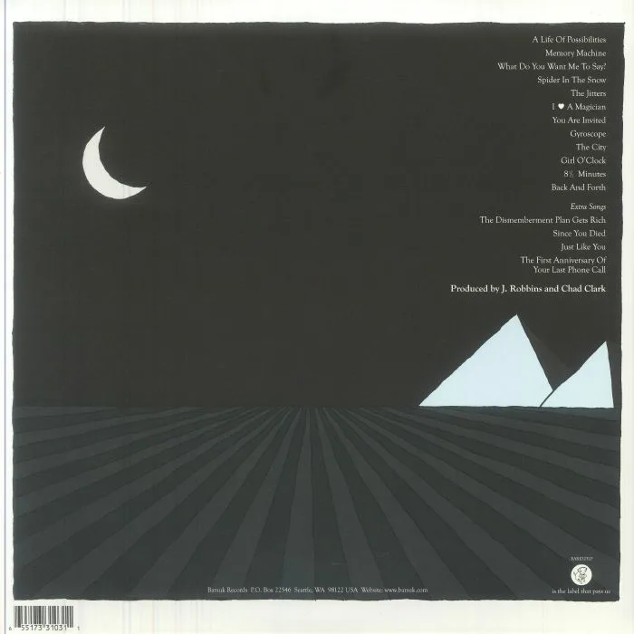 Back cover — The DISMEMBERMENT PLAN — Emergency & I