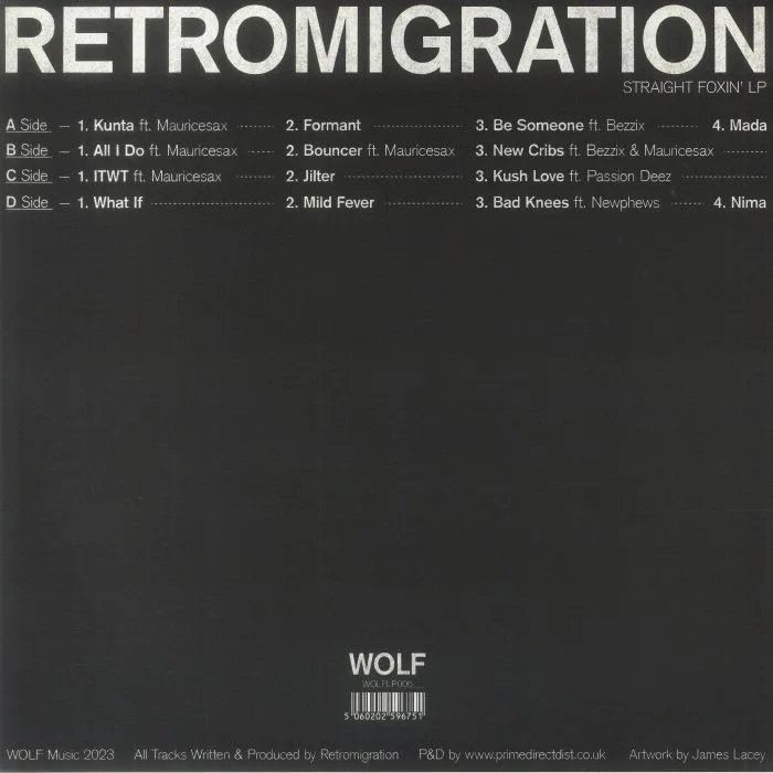 Обратная сторона обложки — RETROMIGRATION — Straight Foxin'