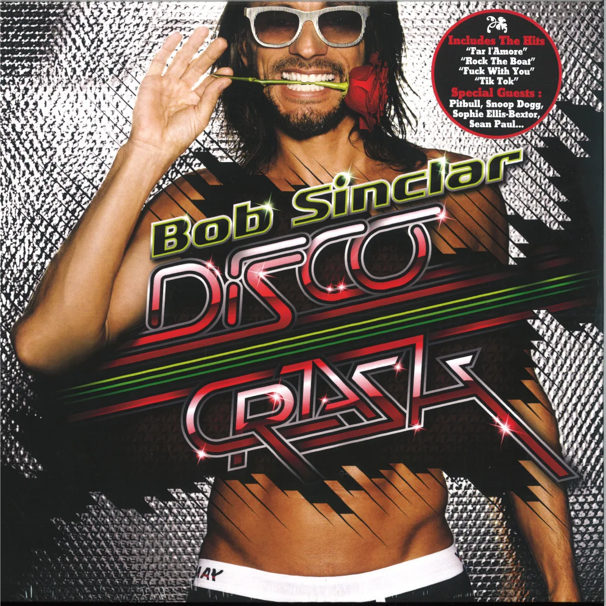 Front cover — Bob Sinclar — DISCO CRASH LP 2x12"