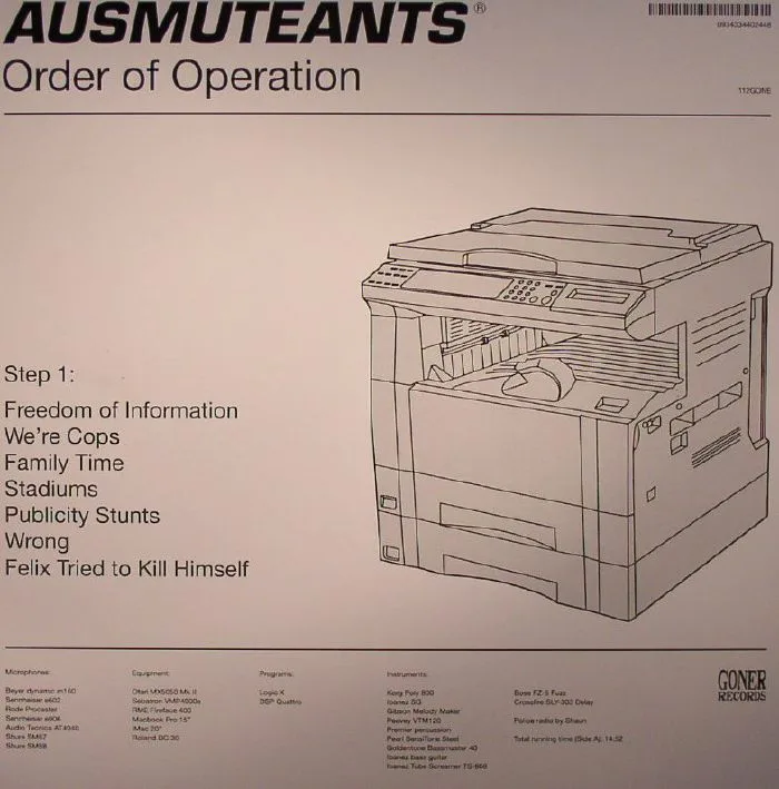 AUSMUTEANTS — Order Of Operation