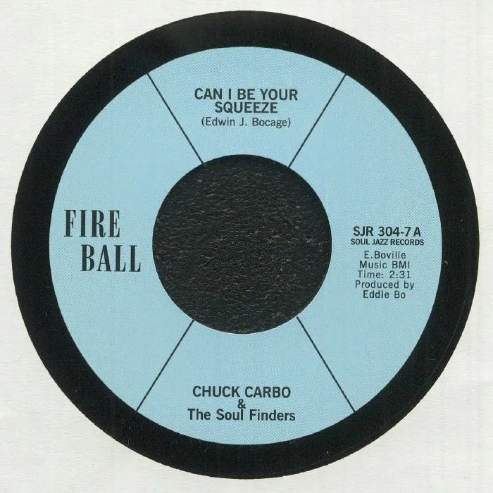 Лицевая сторона обложки — Chuck CARBO / SOUL FINDERS — Can I Be Your Squeeze