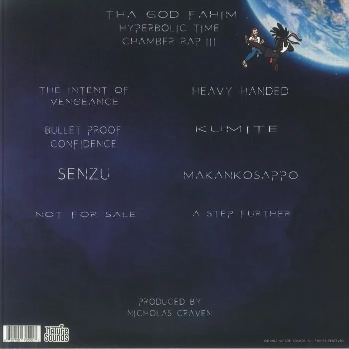 Back cover — THA GOD FAHIM — Hyperbolic Time Chamber Rap III