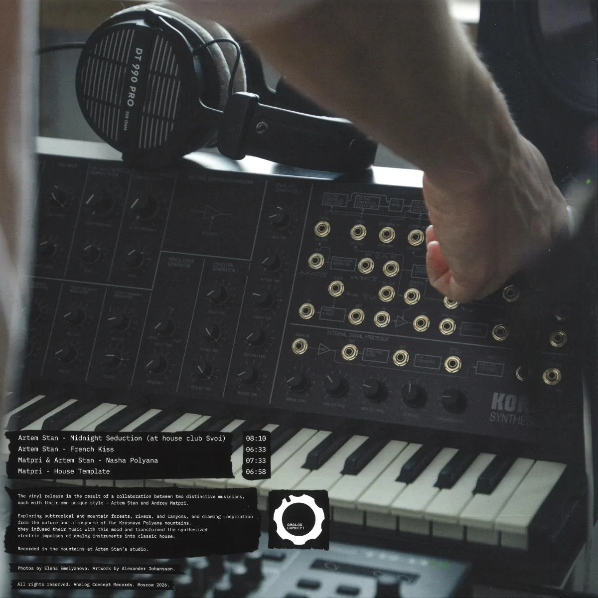 Back cover — Artem Stan & Matpri — Nasha Polyana