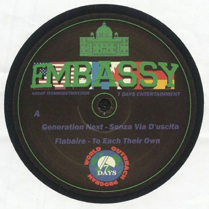 Front cover — VARIOUS — Embassy (feat Generation Next, Butterbandz, Big Strick, Ron Cook, Red D)