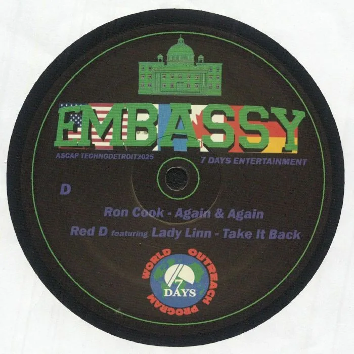 Back cover — VARIOUS — Embassy (feat Generation Next, Butterbandz, Big Strick, Ron Cook, Red D)