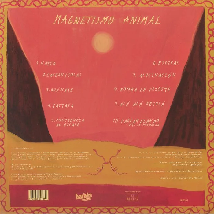 Обратная сторона обложки — LA SONORA MAZUREN — Magnetismo Animal