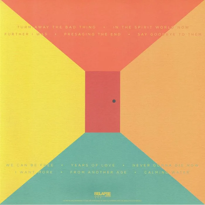 Обратная сторона обложки — CEREMONY — In The Spirit World Now (reissue)