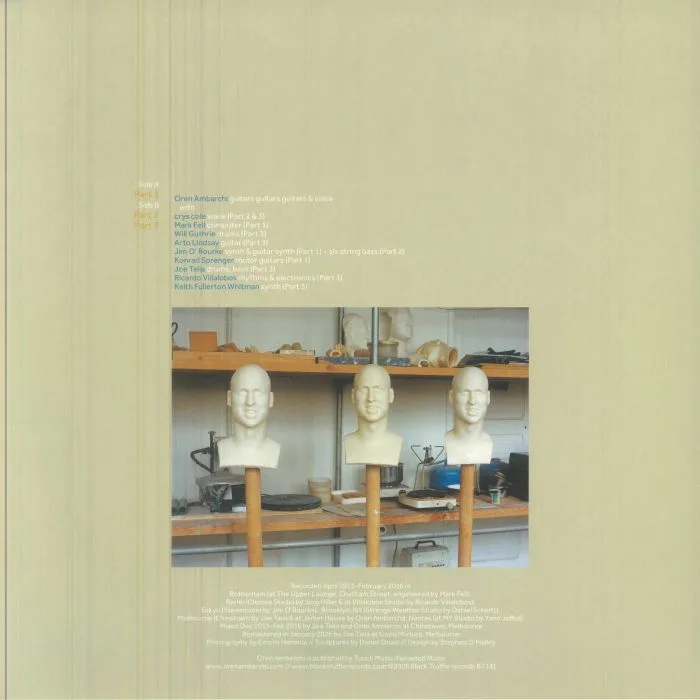 Обратная сторона обложки — Oren AMBARCHI — Hubris (10th Anniversary Edition) (remastered)