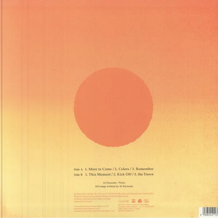 Back cover — Ai FURUSATO — The Dawn