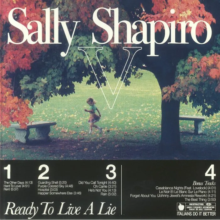Обратная сторона обложки — Sally SHAPIRO — Ready To Live A Lie