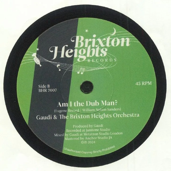 Обратная сторона обложки — GAUDI / THE BRIXTON HEIGHTS ORCHESTRA — Am I The Same Man?