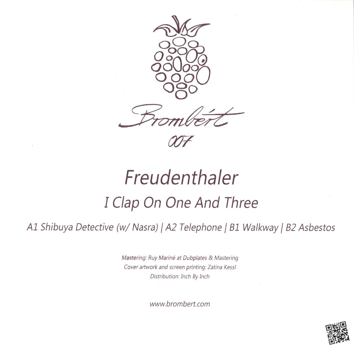 Back cover — Freudenthaler — I clap on one and three