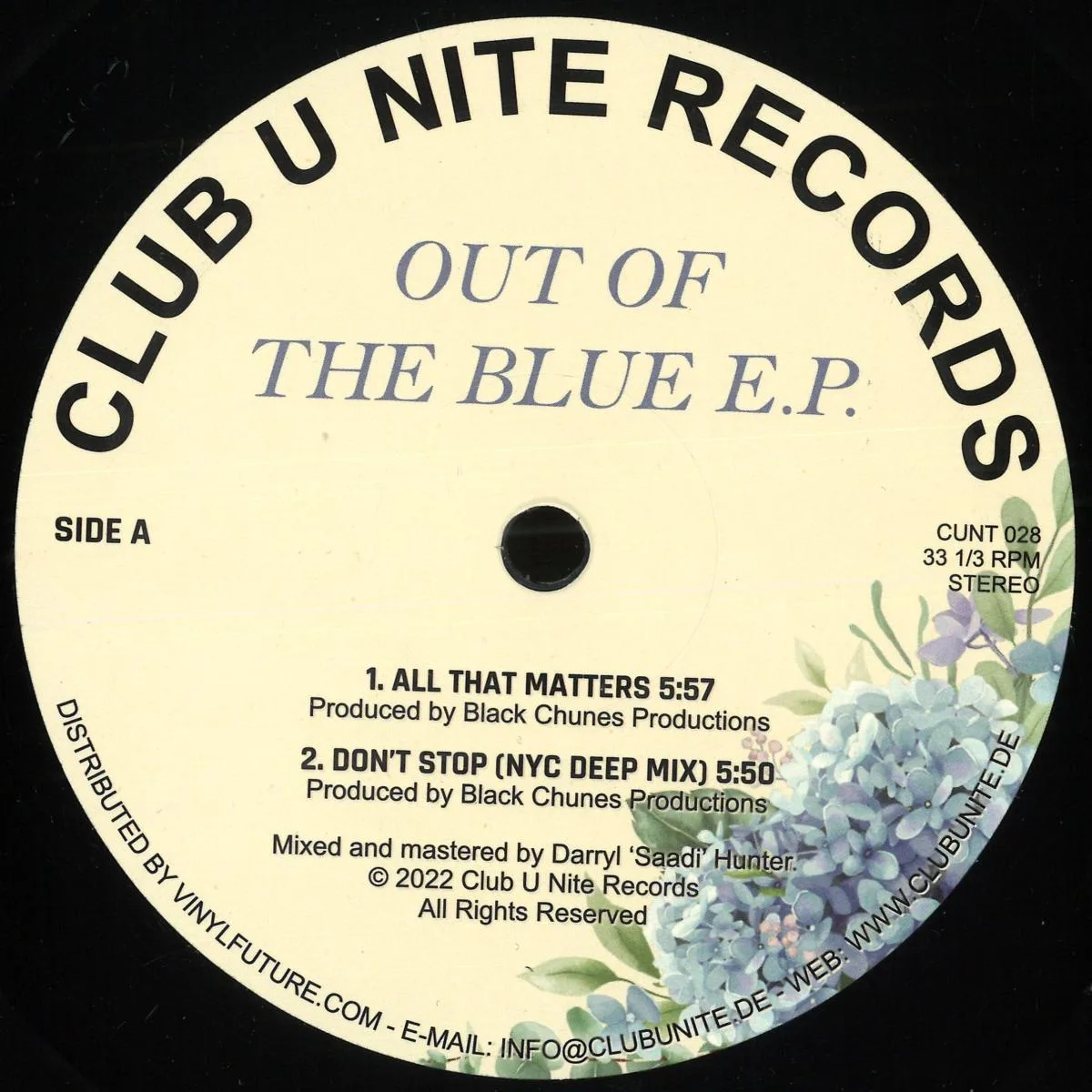 Black Chunes Productions / Manhattan Project — Out Of The Blue E.P.