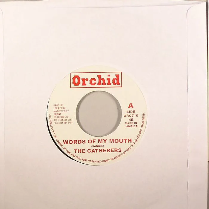 The GATHERERS / UPSETTERS — Words Of My Mouth